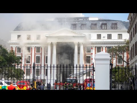 Firefighters bring fire in South African Parliament under control