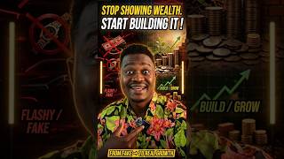 Stop showing wealth and start building #MoneyTips #Bulidwealth # FYP #foryou