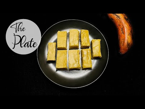 Banana Mysore Pak Recipe | செவ்வாழை மைசூர் பாக்  | The Plate