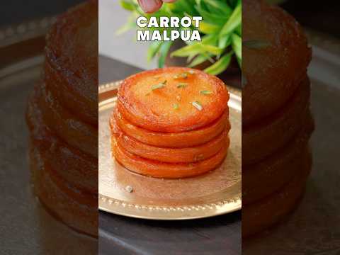 Instant Carrot Malpua recipe