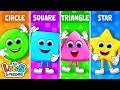 Learn Shapes Circle, Square, Triangle, Rectangle & more | Educational Videos For Toddlers & Babies
