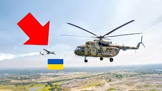 Oekraïense drone-aanval op Russische helikopter – Toen gebeurde DIT...