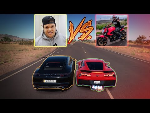 CORVETTE DO RENATO GARCIA VS PORSCHE PANAMERA DO EDUKOF - FORZA HORIZON 3 - ft. Getaway Driver