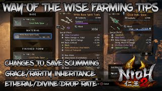 Nioh 2 Way of the Wise - New Mechanics and Farming Tips