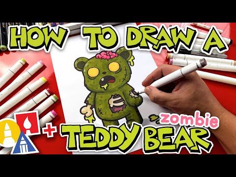 How To Draw A Zombie Teddy Bear