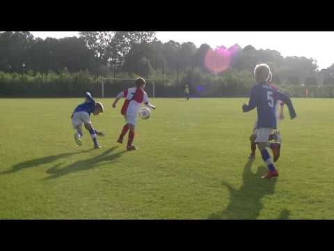 Isaiah Ahmed oefenwedstrijd UVV O12-1 - Kampong O12-1  (5-1)