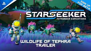 🌋 Starseeker: Astroneer Expeditions – Wildlife of Tephra Trailer (PS5) Trailer
