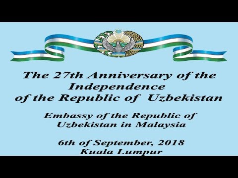 The 27th Anniversary of the Independence of Uzbekistan