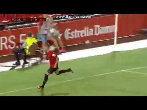 Brandon Thomas Goal - Mallorca vs. Reus Deportiu 1-0 - Copa del Rey 2016 - 07/09/2016