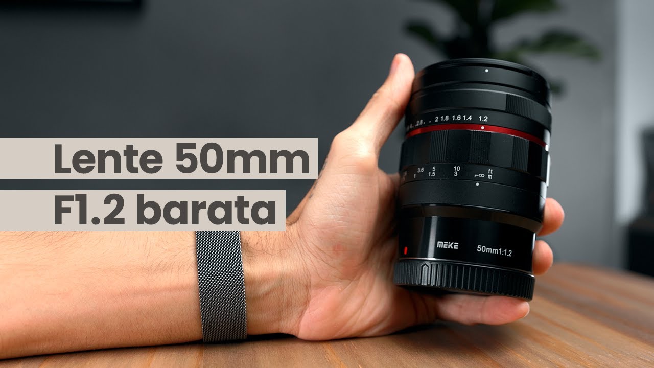 A MELHOR e mais BARATA lente 50mm f1.2 - Review Meike 50mm f1.2