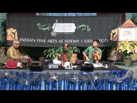H V Srivatsan & Keshavan Srivatsan @ IFAA SD 2018 - 01_Sarasijanabha Varnam