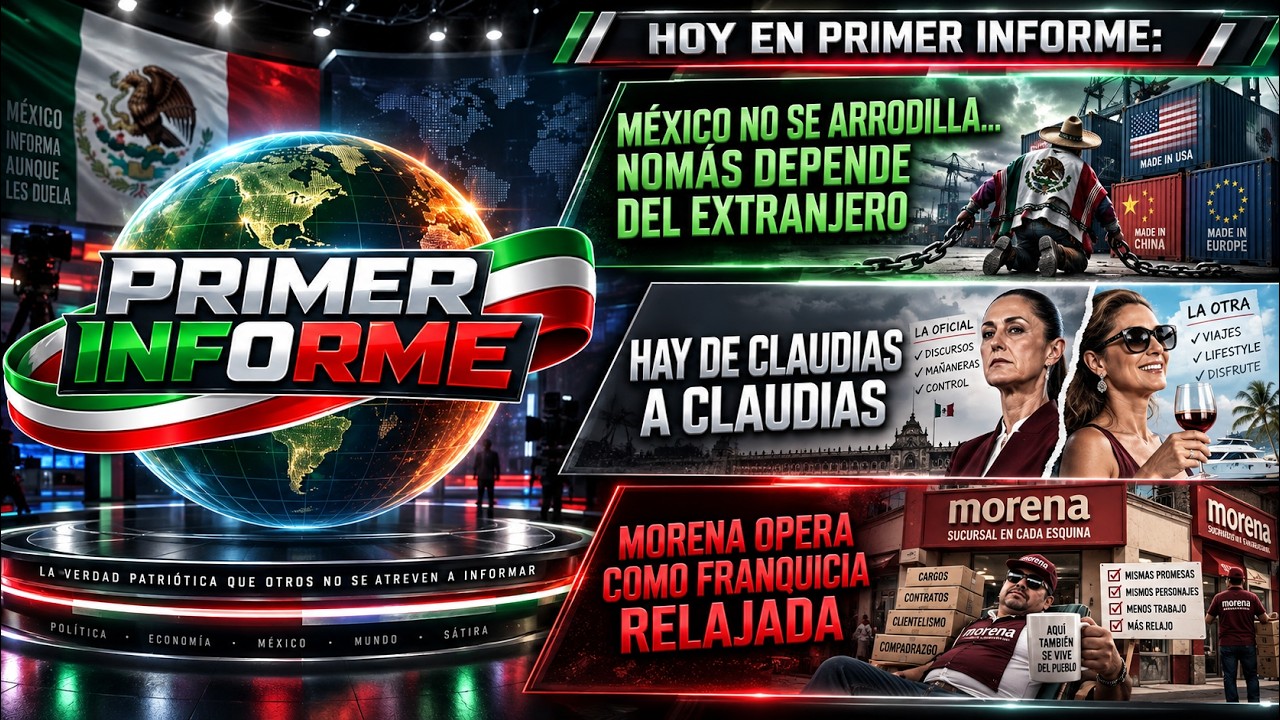 Primer informe: En México hay de Claudias a Claudias 🕊️😔