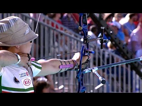 Aida Roman v Cheng Ming – recurve women’s gold final | Lausanne 2014 Archery World Cup Final