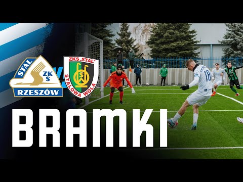 BRAMKI | Sparing: Stal Rzeszów - Stal Stalowa Wola (27.01.2024)