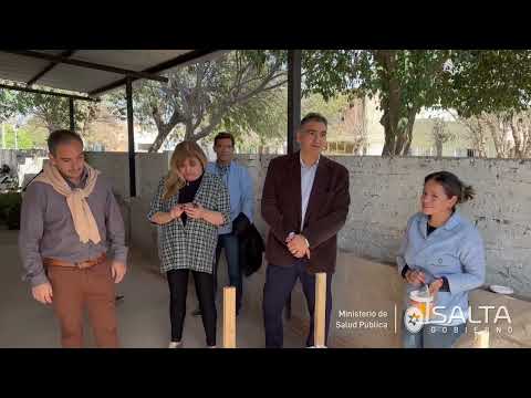 Supervisaron el avance de obra en el hospital de Rosario de la Frontera