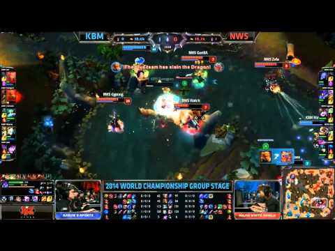 Danagorn (Lee Sin) Dragon Steal - KBM vs NWS (S4 Worlds)