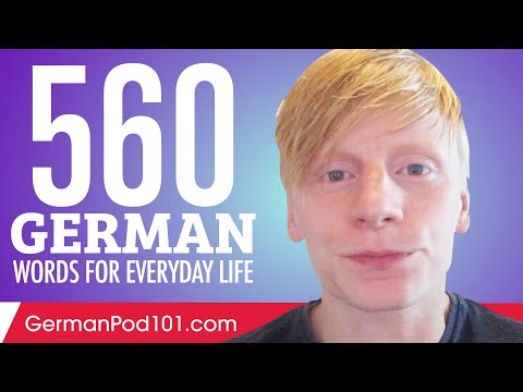 380 German Words for Everyday Life Basic Vocabulary 19