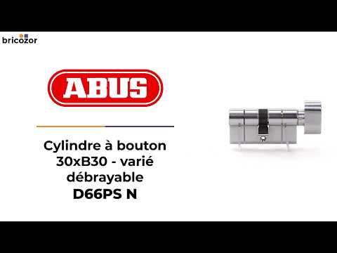 Cylindre à bouton varié à profil européen - 6 goupilles - D66 ABUS