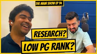 Research, Low PG Rank and more | The MAM Show Ep14 | Mad About Medicine