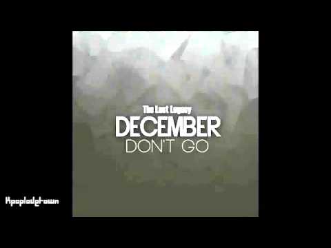 [MP3]December - Don't Go [English Translation]