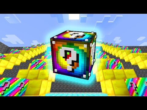 Minecraft RAINBOW STAIRCASE Lucky Block Mod | JeromeASF