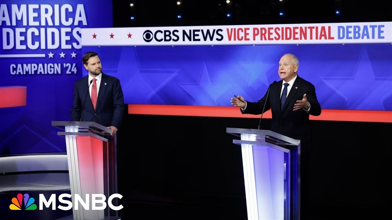 WATCH: Full vice presidential debate between Vance and Walz