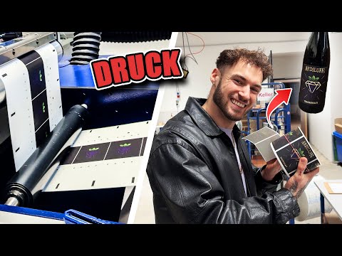This is how wine labels are made 🍷 at the printing plant | A visit to Firus-Druck | ANDILUFF 🍇🌱