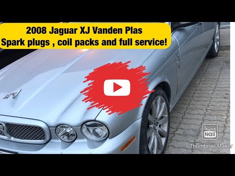 2008 Jaguar XJ Vanden Plas full service + spark plug and coil pack replacement!