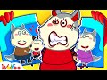 🔴 LIVE: ANGEL Mom vs DEMON Mom 😇😈 | Funny Cartoons for Kids | Wolfoo Family