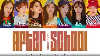 WEEEKLY - AFTER SCHOOL Lyrics Color Coded_Han_Rom_