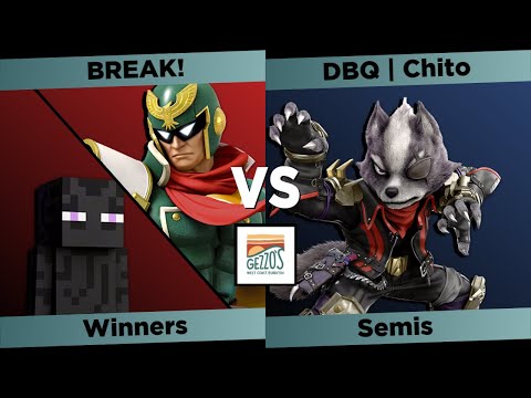 Gezzo's Smash Winners Semis - BREAK! (Captain Falcon, Steve) vs Chito (Wolf) - SSBU Tournament
