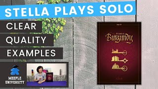 The Castles of Burgundy (Alea's 20th Anniversary Edition) Playthrough - Stella Plays Solo