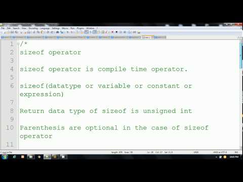 C Programming The First C Language Program Part 1