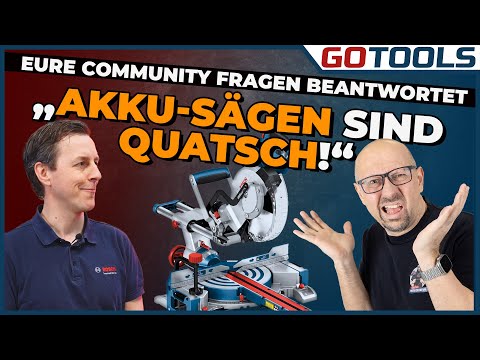 Der Spezialist von Bosch für Kapp- & Gehrungssägen im Kreuzverhör! Holz-Handwerk 2024