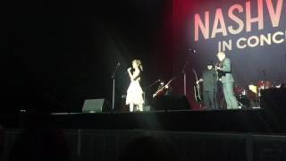 Clare Bowen Sam Palladio &amp; Jonathan Jackson - Borrow My Heart - Nashville Tour 2017 Birmingham Arena