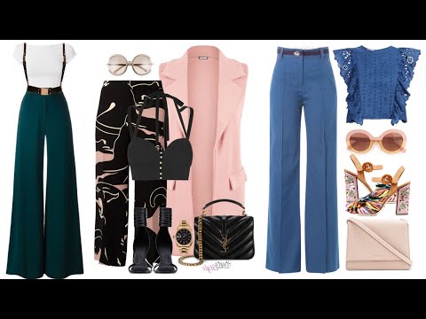 LOOKS 2022/23 💋 MODA CON PANTALONES 2022 ATUENDOS BONITOS DE MODA Y TENDENCIAS