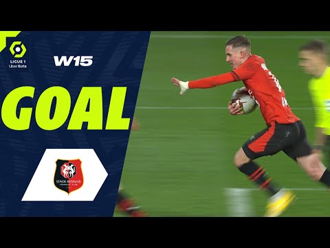 Goal Benjamin BOURIGEAUD (90' pen - SRFC) STADE RENNAIS FC - AS MONACO (1-2) 23/24