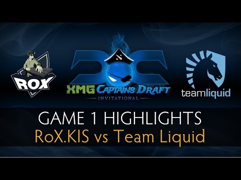 Dota 2 RoX.KIS vs Team Liquid - Game 1 Highlights - The XMG Captains Draft Invitational