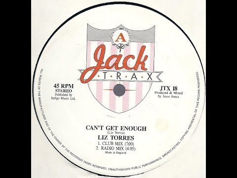 Liz Torres - Can't Get Enough (club mix) Jack Trax records 1988