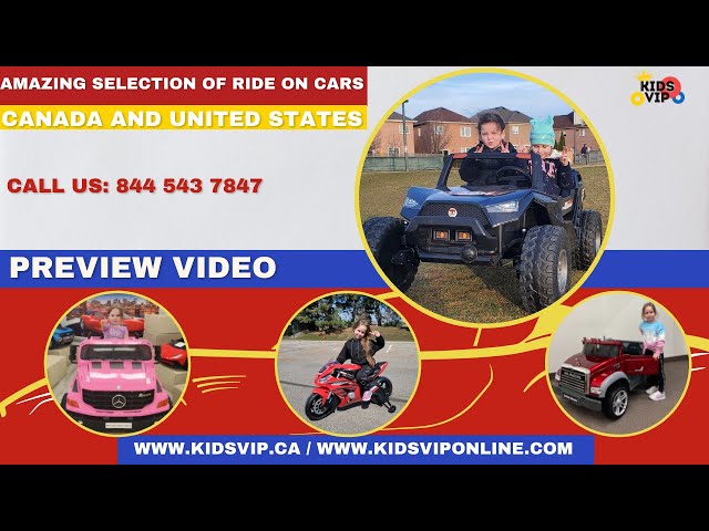 24V Ride On Truck For Kids w/ Rubber Wheels, Bluetooth & Lights in Other in Oshawa / Durham Region