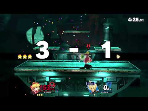 Peach vs Cloud - Smash Ultimate