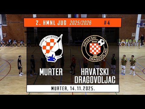 2. HMNL Jug: MURTER - HRVATSKI DRAGOVOLJAC  2:1, 14.11.2025.