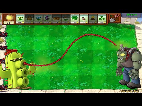 Plants vs Zombies Minigames Zombotany 2 - 1 Cactus vs 99 Gargantuar