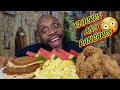 BIG CHICKEN PANCAKES BREAKFAST MUKBANG 먹방