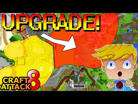 The mega castle building project is getting TWICE as big! BastiGHG PUSHES! - Minecraft Craft Atta...