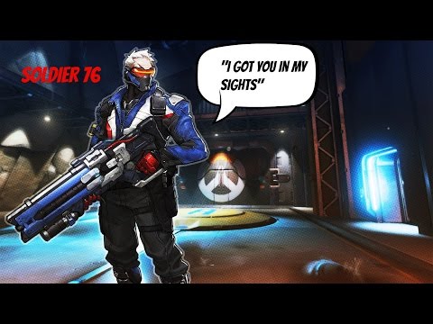 Soldier 76 -I Got You In My Sights- Overwatch Gameplay