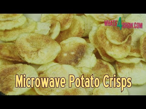 Microwave Potato Crisps - How to Make Salt & Vinegar Potato Crisps in Your Microwave Oven!!!