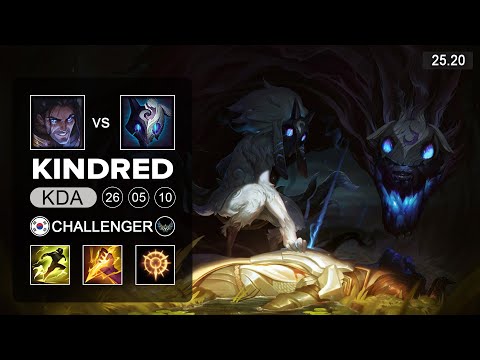 Kindred vs Sylas Jungle - KR Challenger - Patch 25.20 Season 15