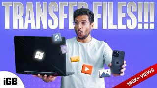 How to Transfer Files from iPhone to Windows PC and Vice Versa  🖥️ 📲 [2024]