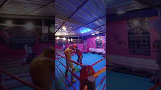 My Evening Muay Thai fight with my mighty coach
